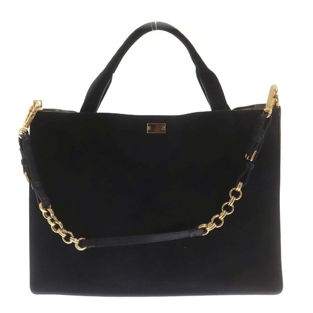 MARNI マルニ ゴールドチェーンショルダー スエードレザー 2WAY トート 