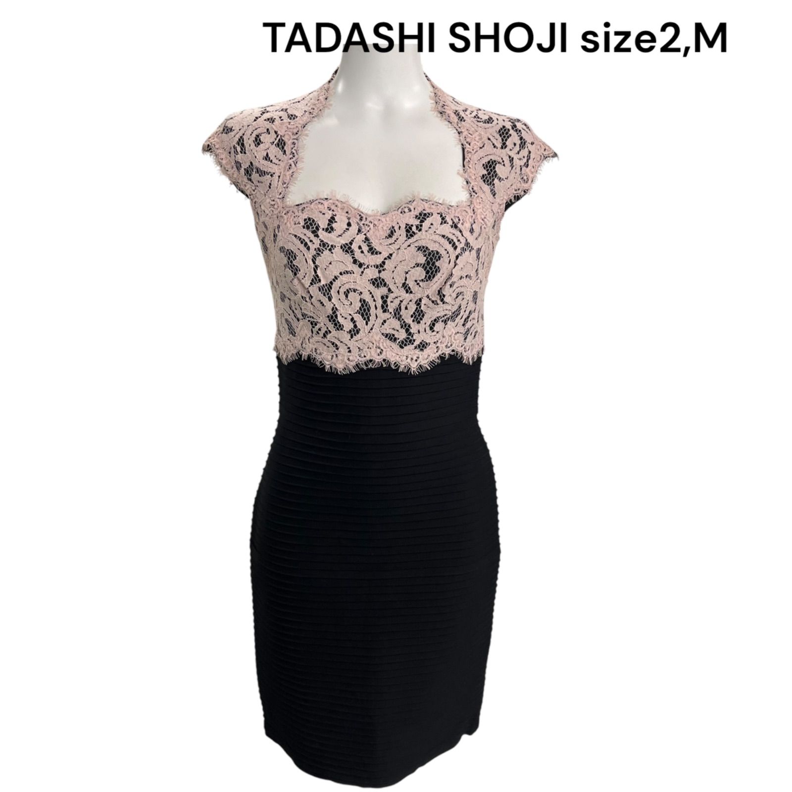 美品 タダシショージ TADASHI SHOJI 美形 レース タイト 美品 タダシショージ TADASHI SHOJI 美形 レース タイト