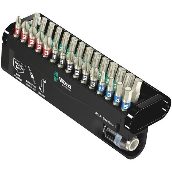 WERA ヴェラ 29本組 ステンレス製 ドライバービットセット 071109 工具 ツール DIY 作業工具 道具