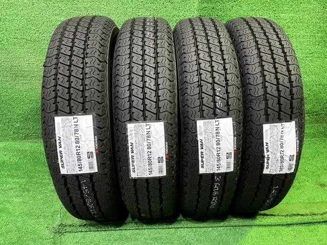 YOKOHAMA サマー ヨコハマ SUPERVAN356 145|80R12 80|78N LT 4本