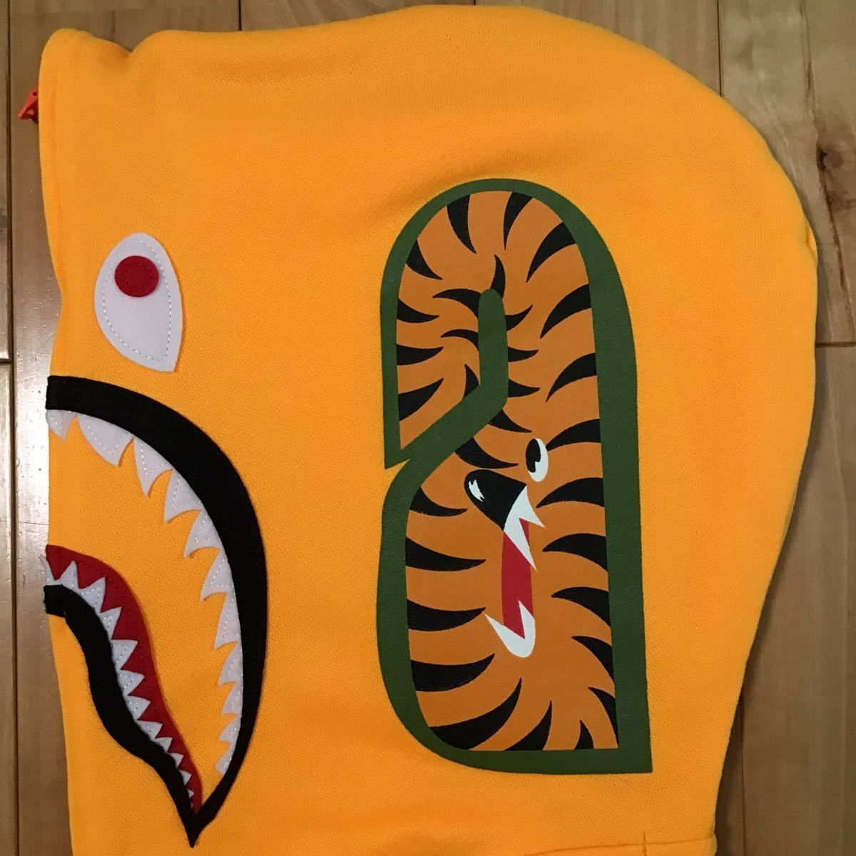 NEON color シャーク パーカー Sサイズ shark full zip hoodie a