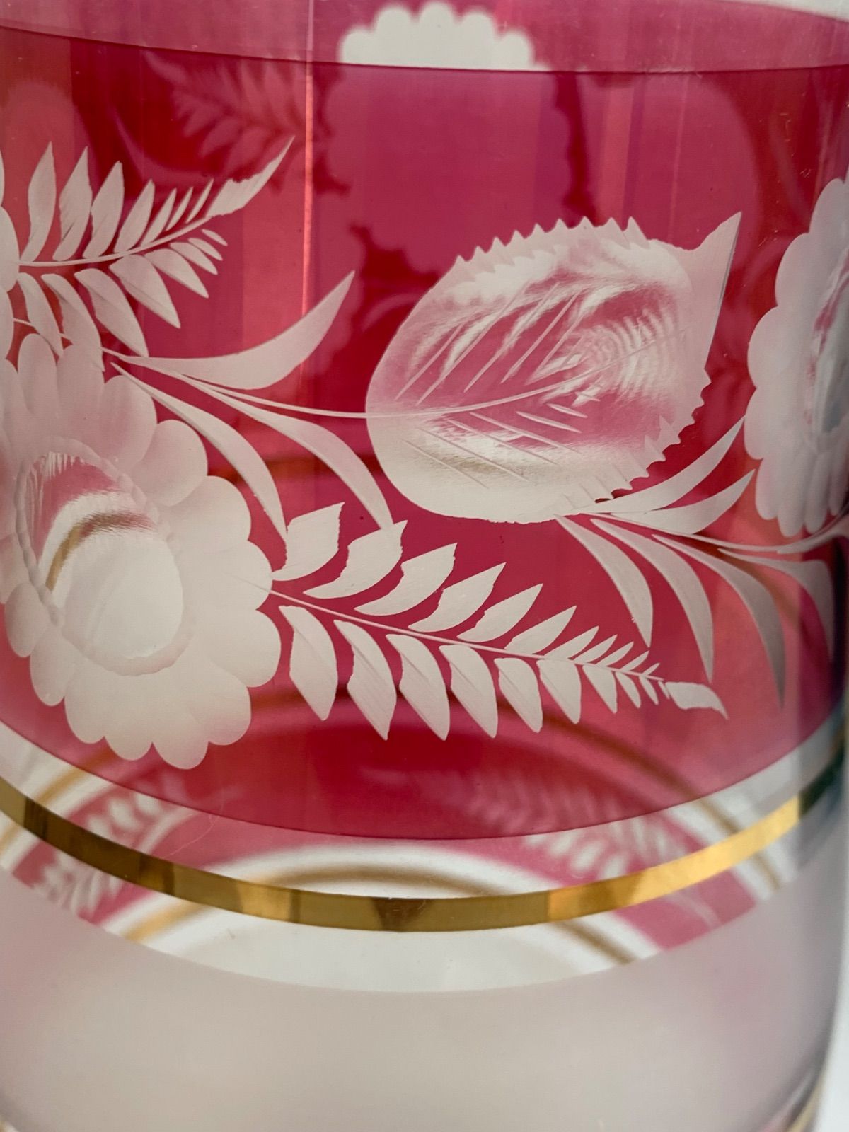 ボヘミアグラス】 ゴブレット ボヘミアグラス》銀黄鹿文蓋付ゴブレット