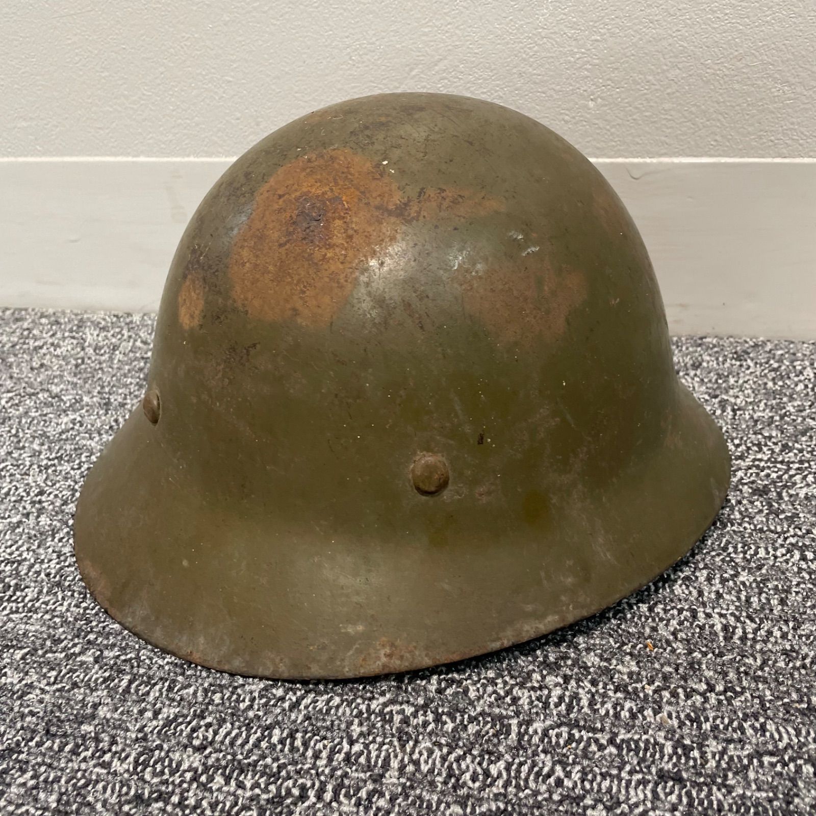 日本陸軍 旧日本軍 鉄帽 ヘルメット レプリカ 未使用品 T25013017 日本陸軍 旧日本軍 鉄帽 ヘルメット レプリカ 未使用品