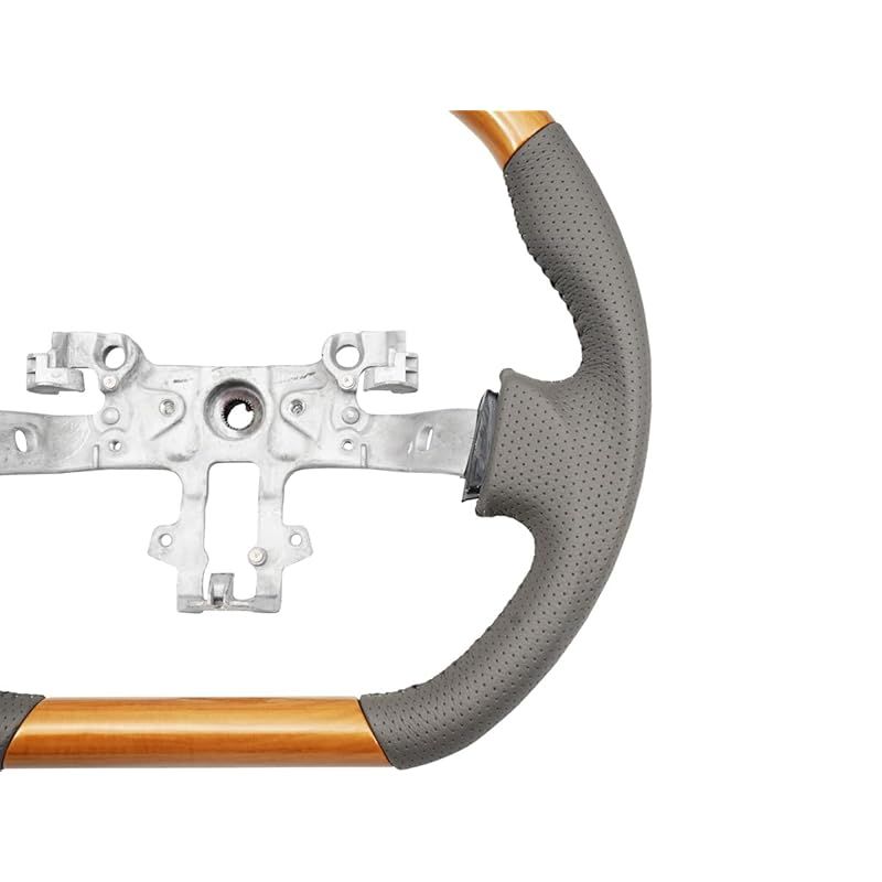 在庫 TRISTAR S エブリィバン DA17V D型 ガングリップ ステアリング ハンドル ユーカリ茶木目調 0 BRIGHTFACE_UK