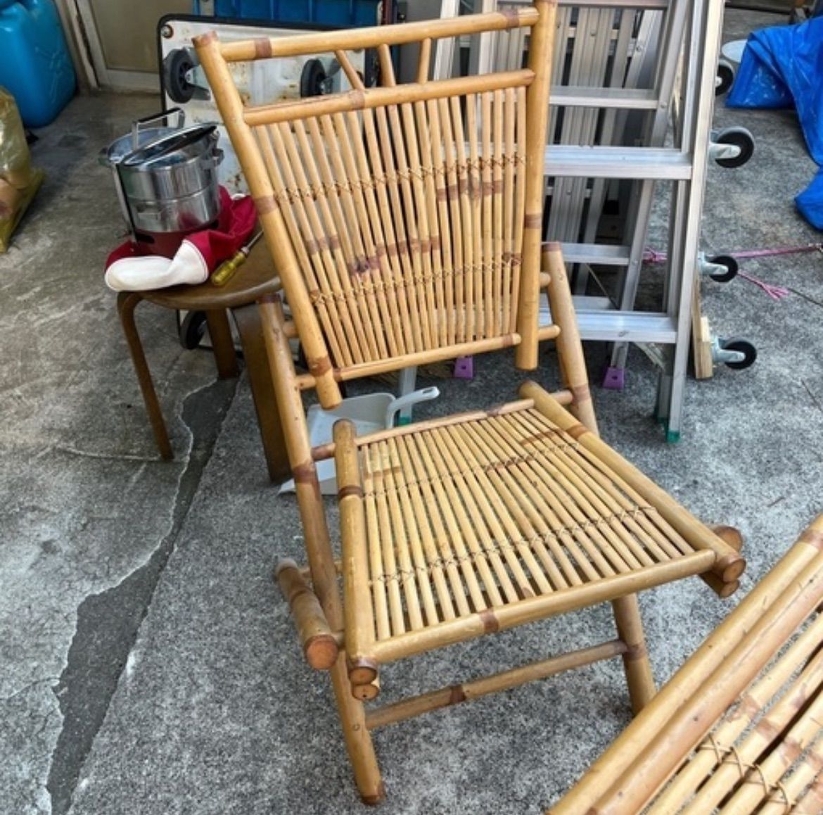 テーブル・椅子セット バンブーセット 折りたたみ可能 オシャレ