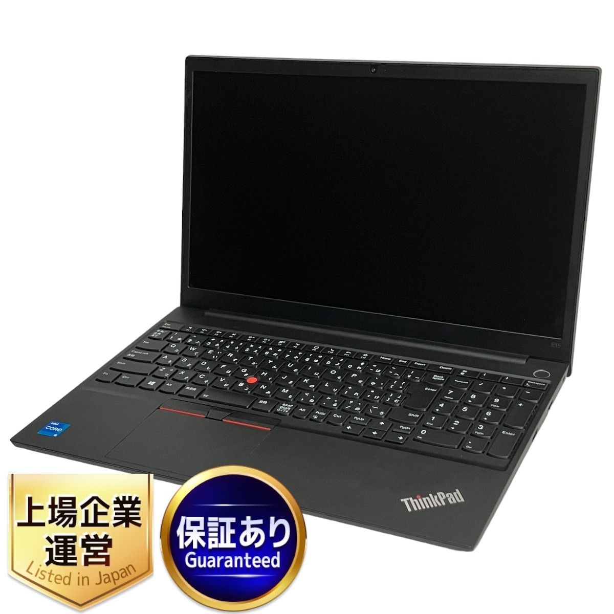 Lenovo ThinkPad E15 20TD005DJP 15.6インチ ノートパソコン i5-1135G7 8GB SSD 256GB Win11 中古 M8974199