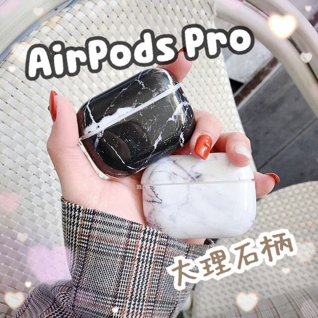大理石 AirPods ケース ホワイト 通販
