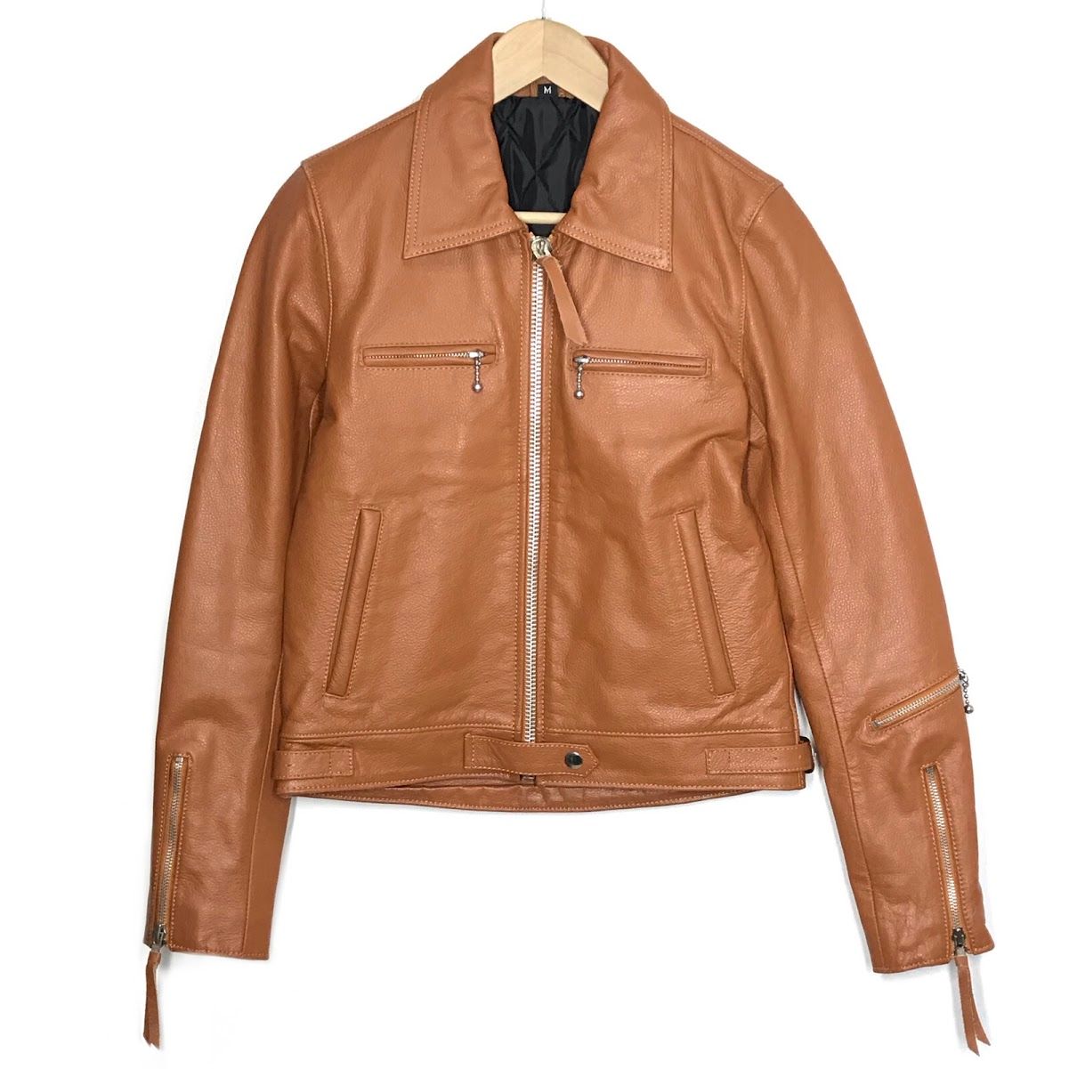 倉吉店 DOM | フリーダム レザー シングルライダース バッファローレザー PB-2576 ブラウン サイズ M 111