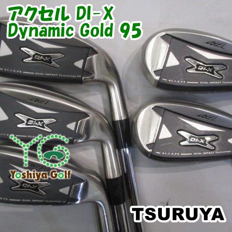 アイアンセット ツルヤ アクセル DI-X/Dynamic Gold 95/R300/0[96903] - メルカリ