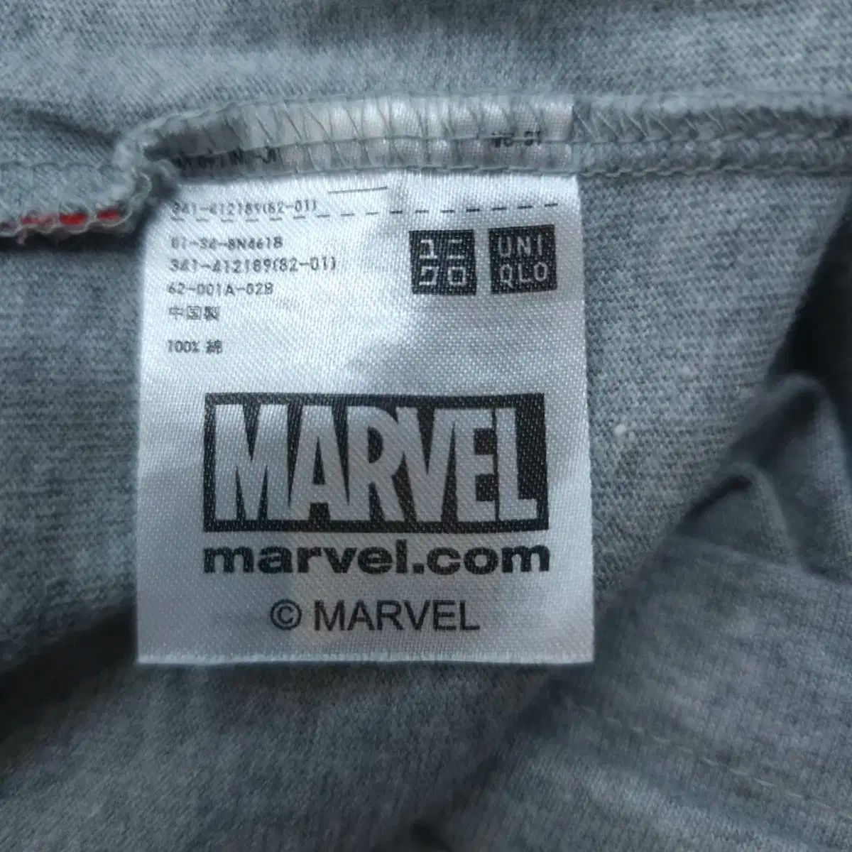 確認 UNIQLO(ユニクロ) キャラクター t シャツ MARVEL(マーベル