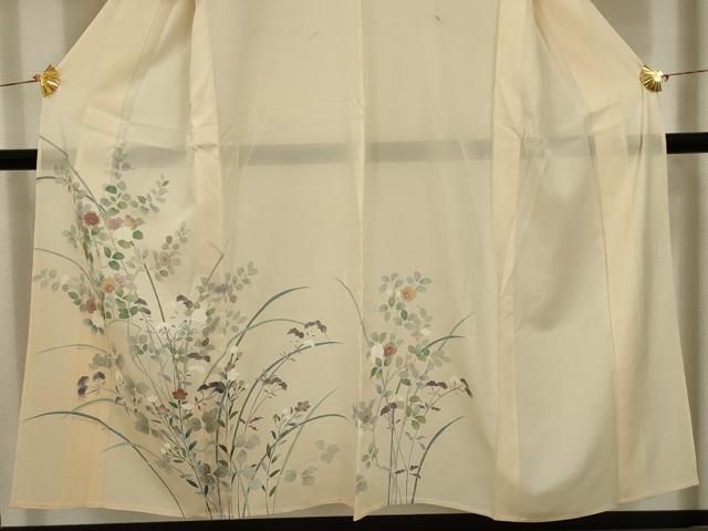 平和屋着物＊夏物 訪問着 変わり絽 花籠 暈し染め 正絹 逸品