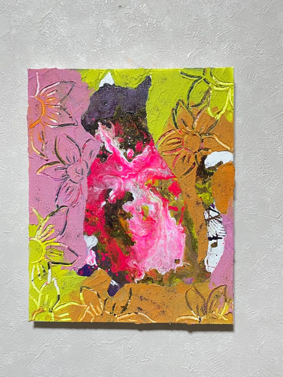 フルイドアート (YT#39) 絵画 キャンバス 33.3×24.2cm-