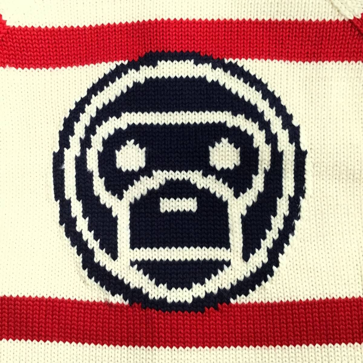 BABY MILO カウチン ニット ジャケット Lサイズ a bathing ape BABY MILO カウチン ニット ジャケット Lサイズ a bathing ape