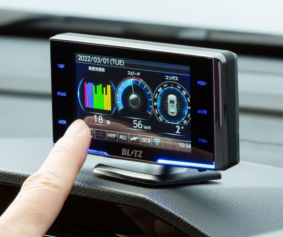 BLITZ ブリッツ Touch-LASER TL314R MSSSスキャン機能搭載で誤警報50%低減! 新周波数使用移動オービスMSSS対応 新開発フルオート機能搭載 新型レーザー光受信対応 レーダー式移動オービス識別 3.1インチ液晶搭載 レーザー