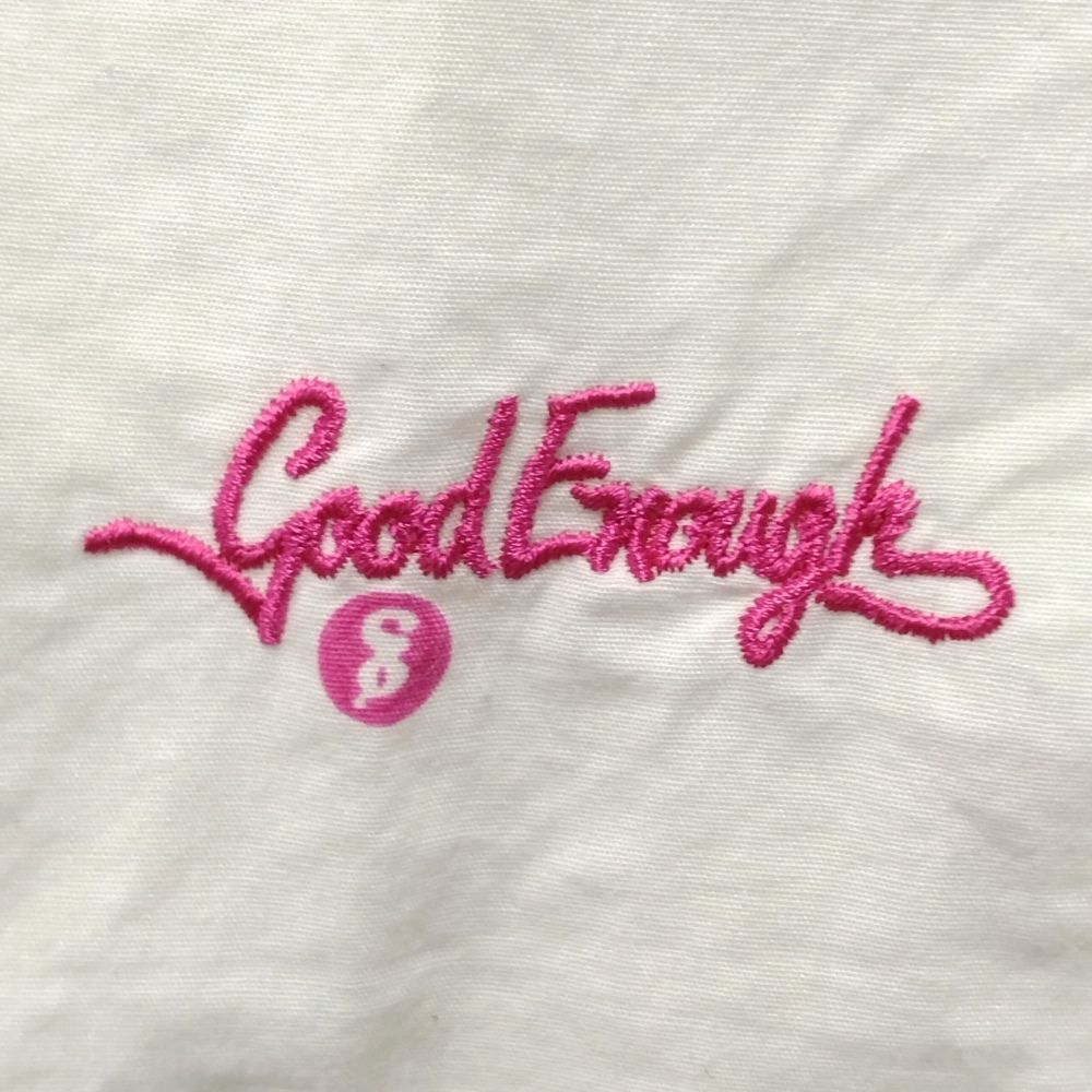 good enoughグッドイナフ ピンク背ロゴ 長袖シャツ GOODENOUGH グッドイナフ 品番 GE-133004 マルチロゴ BD 長袖