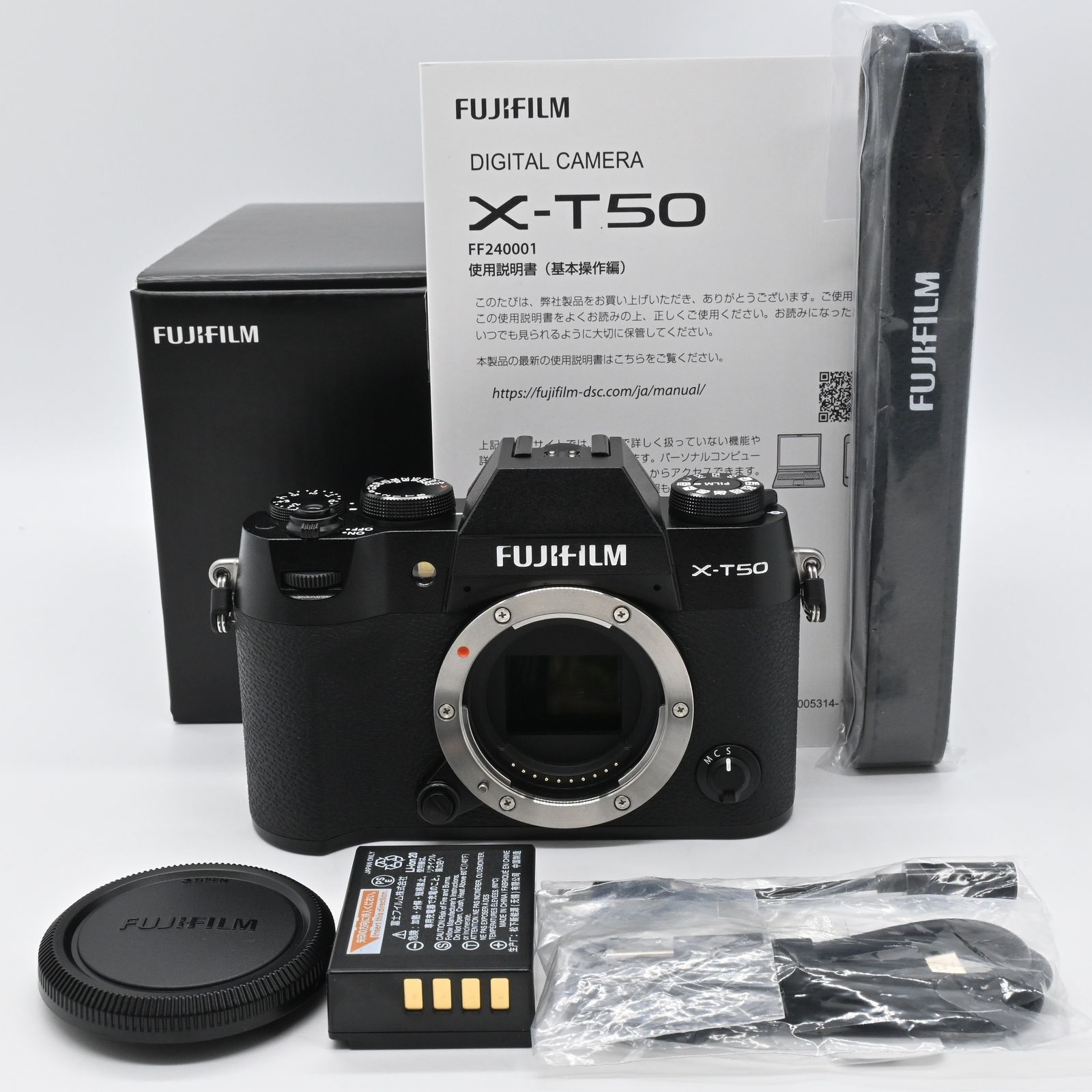 ☆極上品☆FUJIFILM X-T50 ボディ ブラック ショット数 2727回
