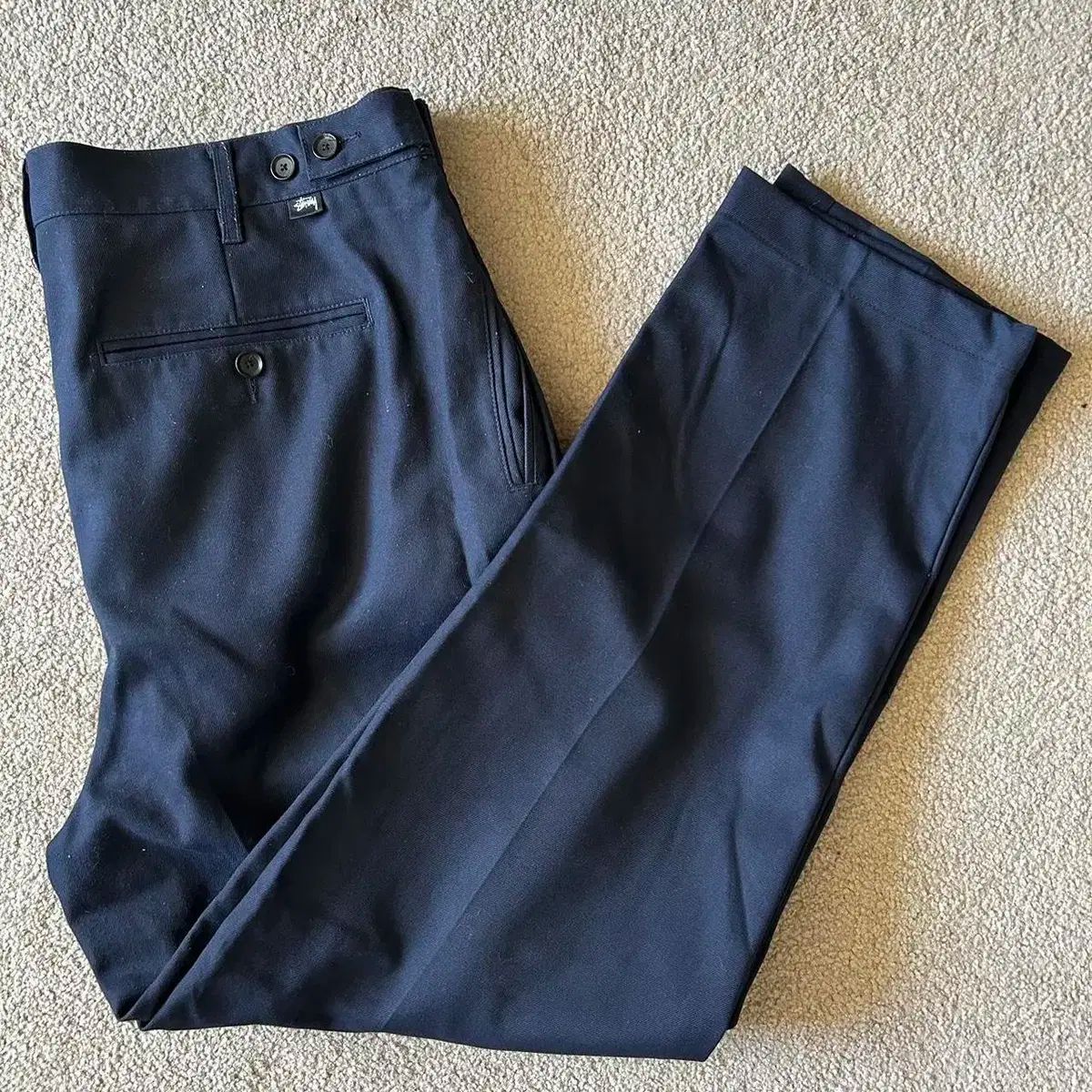 STU テーパード パンツ ブラック 34