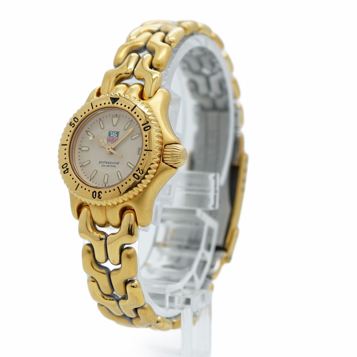 5wwi0174 タグホイヤー プロフェッショナル WG1430-0 アイボリー文字盤 腕時計 レディース