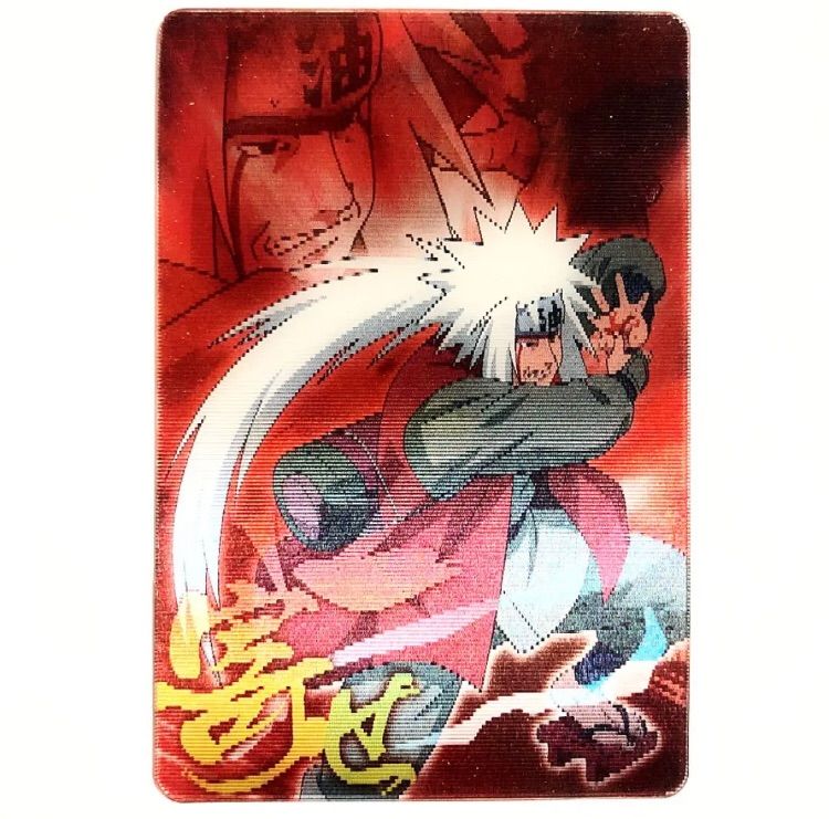 NARUTO 自来也 口寄せ プラスチックカード グミ 2008 宿命の再会