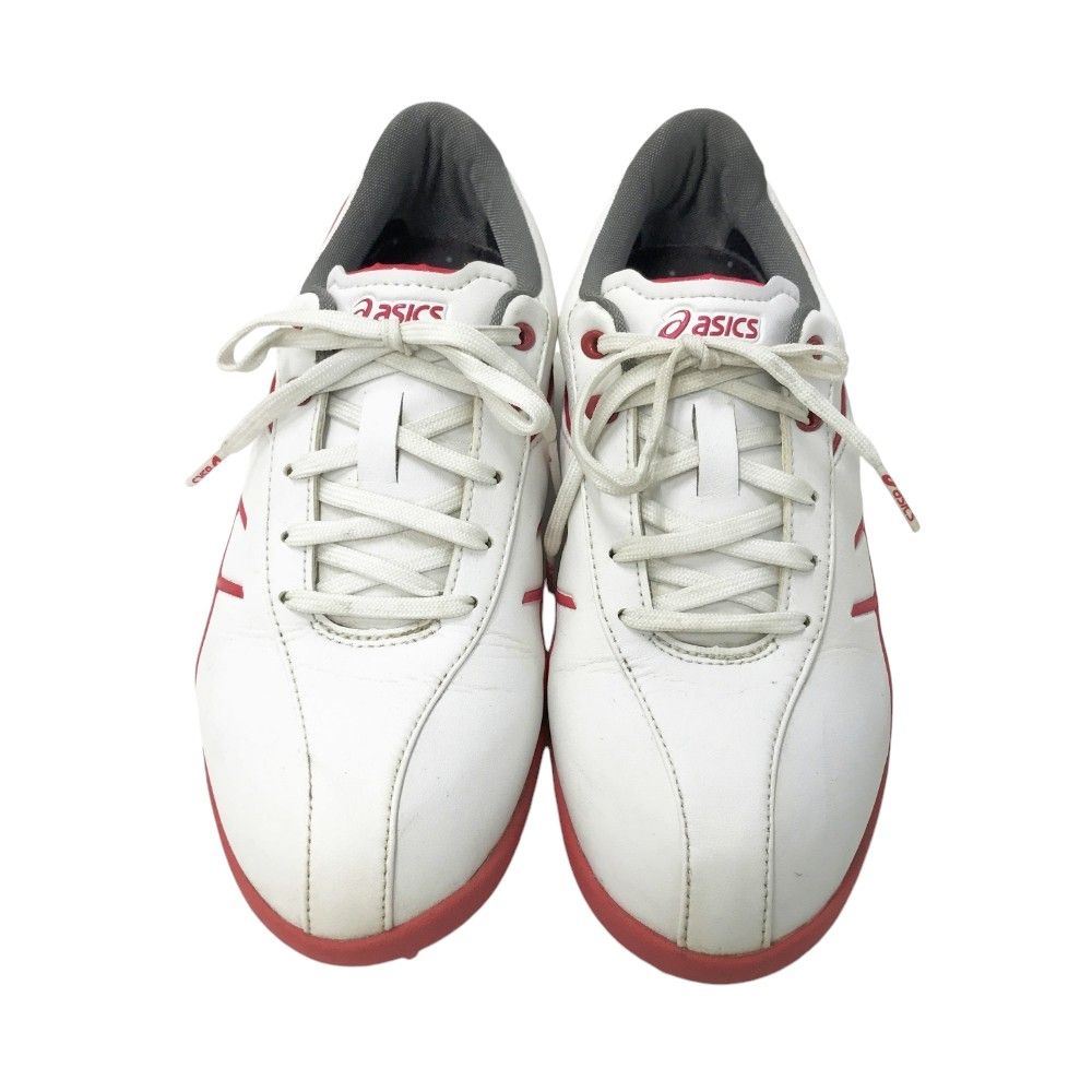 ASICS ゴルフシューズ ホワイト 新品未使用】ASICS アシックス ゴルフシューズ レザー ホワイト