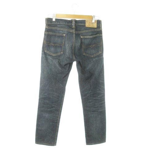 ポロ ラルフローレン POLO RALPH LAUREN SULLIVAN SLIM デニムパンツ ジーンズ テーパード ロゴ ウォッシュ加工 28 紺 ネイビー AO22 GY44