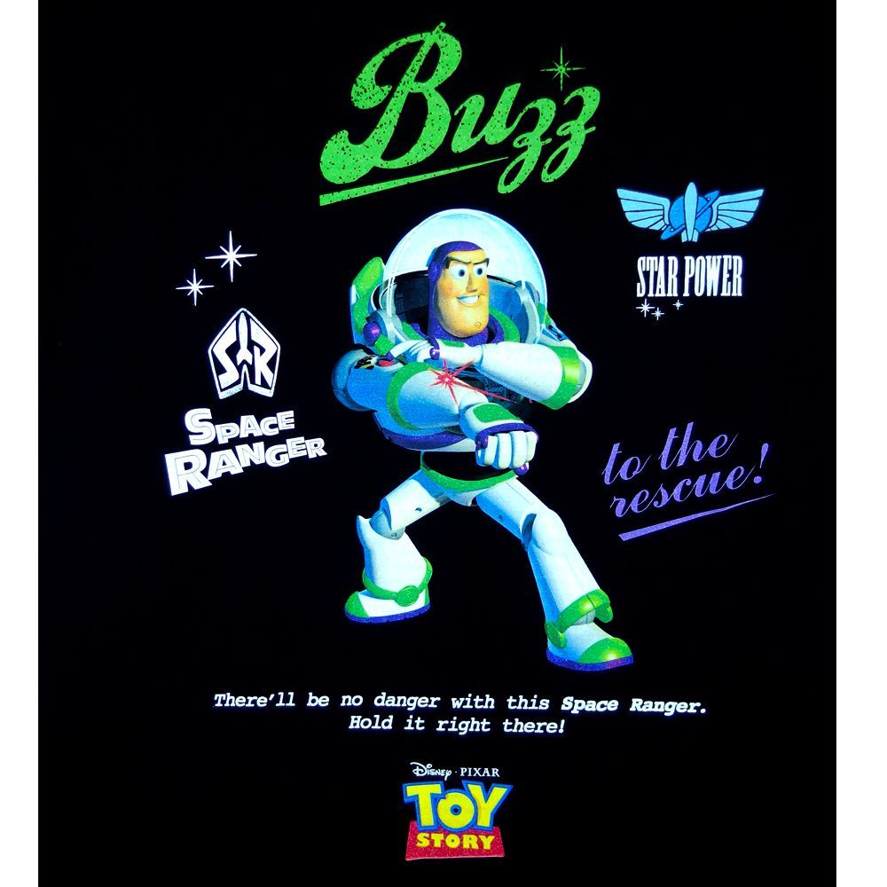 D009 BUZZ Lightyear バズ ライトイヤー Tシャツ 半袖 Disney ディズニー PIXAR ピクサー Toy Story トイストーリー ブラック メンズ レディース ウッディ ジェシー ザーグ レックス プレゼント 日本未発売インポート