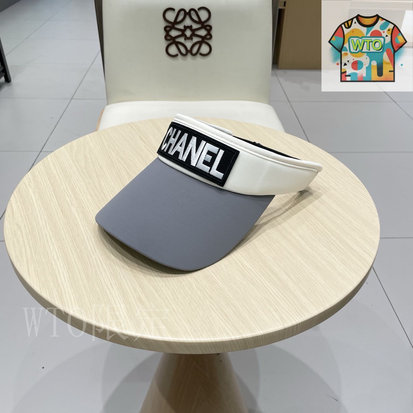 シャネル（CHANEL）サンバイザー ロゴレター サンバイザー02