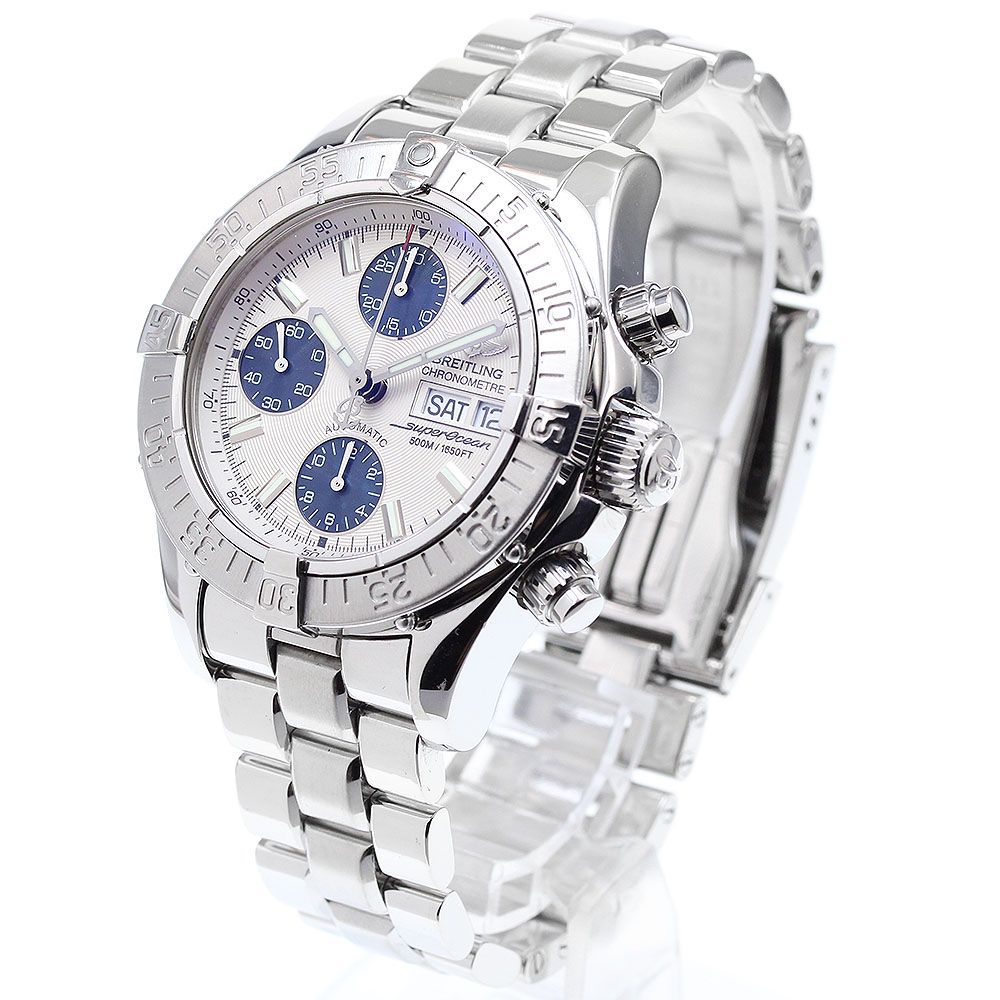 ブライトリング BREITLING A13340 スーパーオーシャン デイデイト クロノグラフ スモールセコンド 自動巻き メンズ _910339