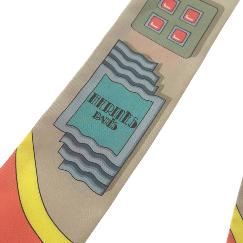 美品 エルメス カレ アン ブックル Carre en Boucles ツイリー TWILLY