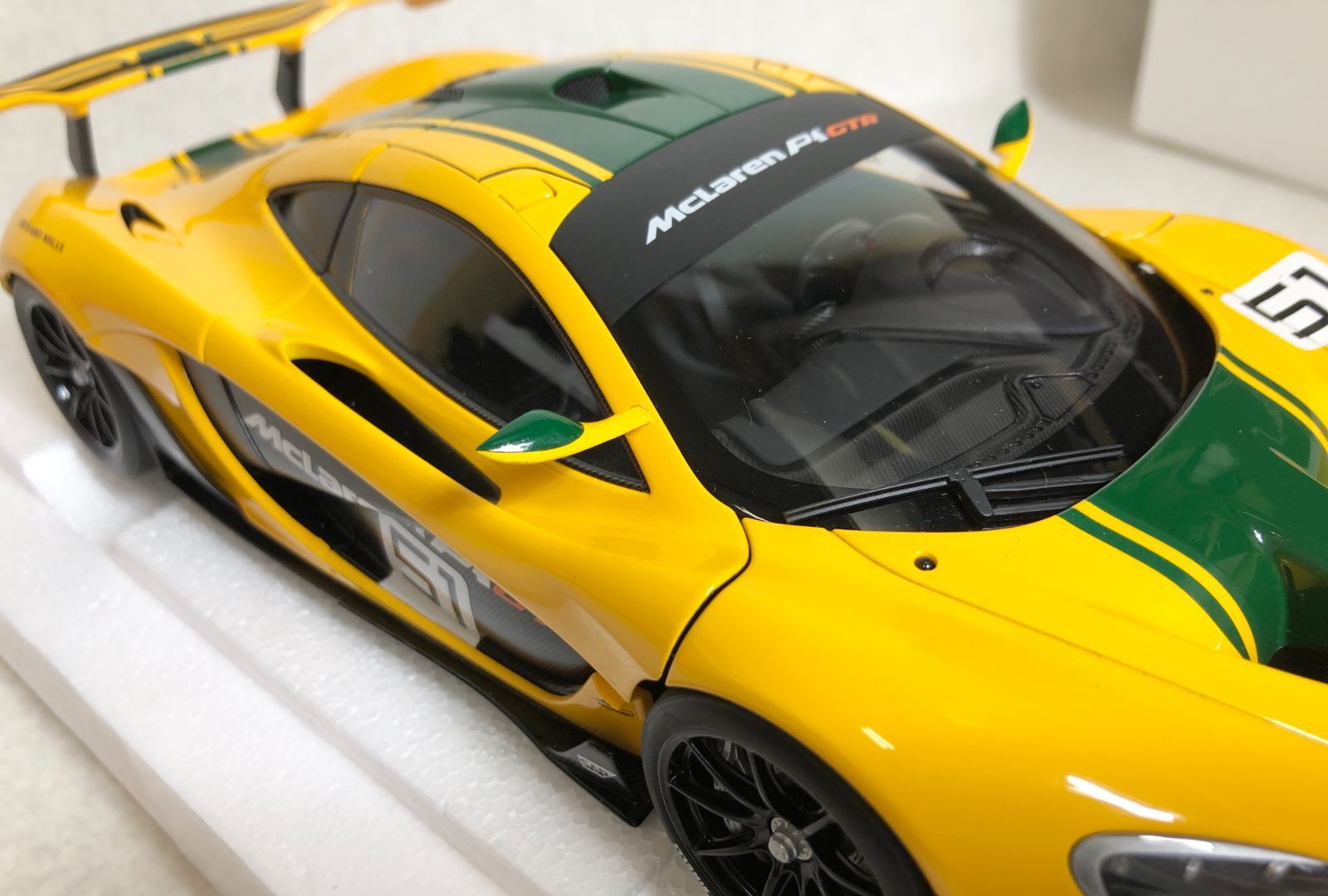 DH1309】AUTOart 1/18 オートアート マクラーレン P1 GTR イエロー