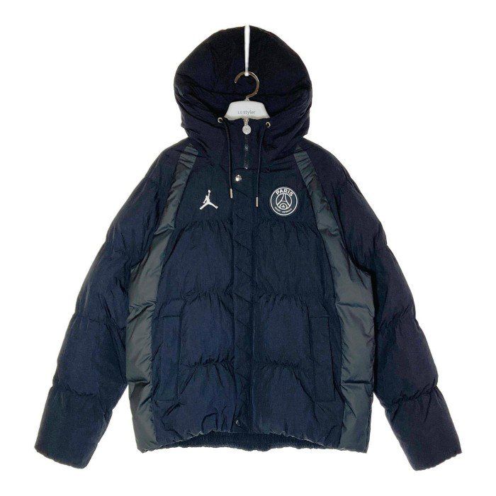 ☆NIKE ナイキ JORDAN BRAND DB6495-010 ジョーダンブランド PSG パリサンジェルマン PUFFER JKT パファージャケット  ダウン ブラック sizeL - メルカリ