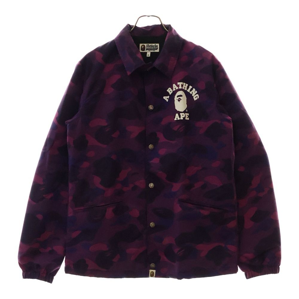 A・BATHING APE ナイロンジャケット パープルカモ A Bathing Ape