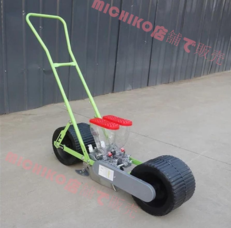 播種機 白菜ほうれん草セロリ大根オンデマンドプランター手推進式多機能野菜プランター精密プランター 手押し式 種子散布機 Handpush 3 rows