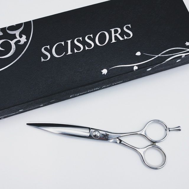 【トラックスシザーズ トラックスシザーTRACKS SCISSORS】SASA 笹刃ドライカット スライド シザー メガネ 理容 美容ハサミ 美容師  理容師 右利き 6インチ 中古 sc489