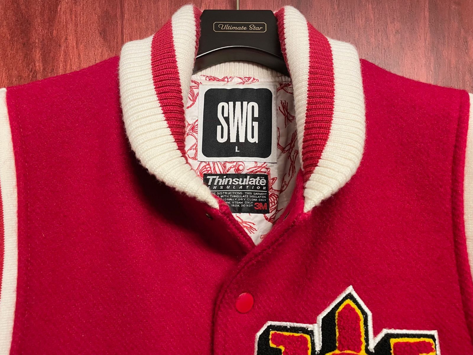 SWAGGER 「SWAGGER NEWSCHOOL」 ショールカラースタジアムジャケット