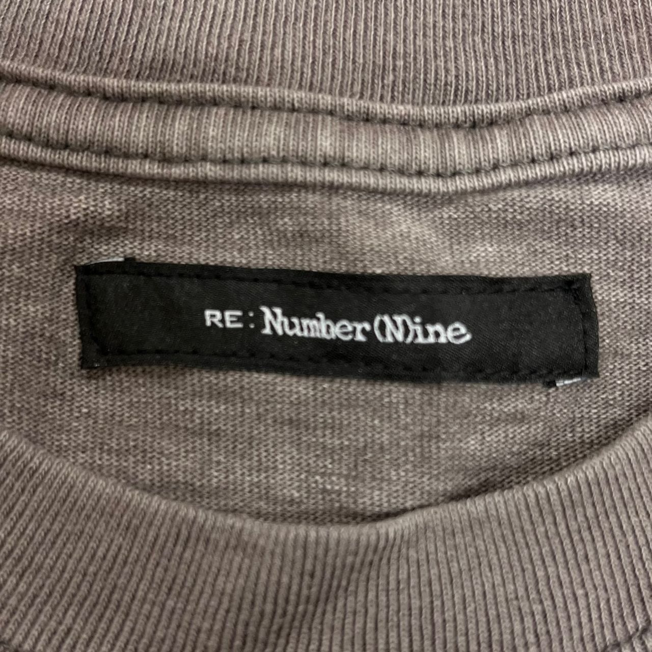 未使用品 RE Number(N)ine EMBLEM CLASH PIGMENT BIO TEE エンブレム 