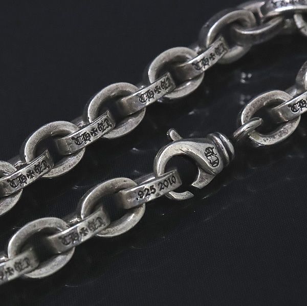 クロムハーツ ペーパーチェーン ブレスレット 8インチ SV925 シルバー CHROME HEARTS (クロムハーツ) ペーパーチェーン ブレスレット