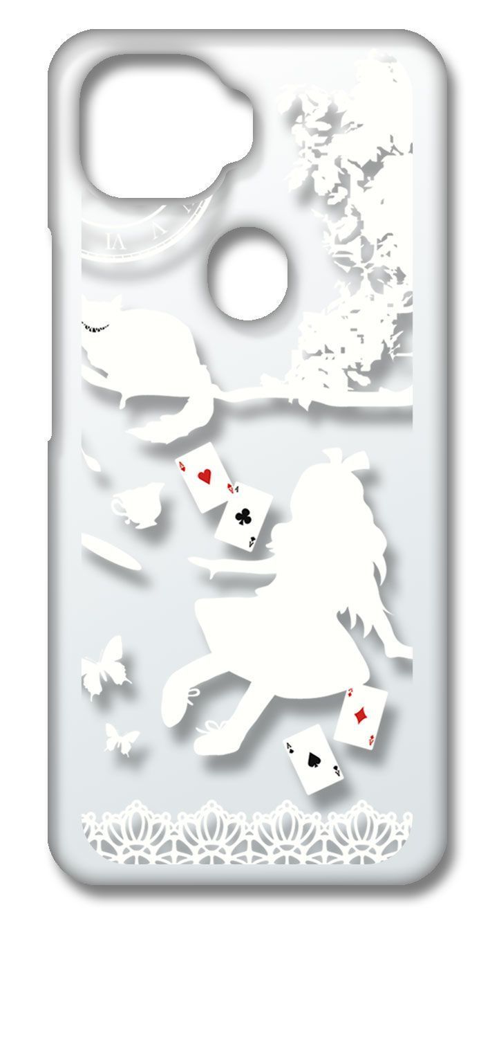 新品未使用】ZTE a1 ZTG01 クリア ハードケース (Alice in wonderland