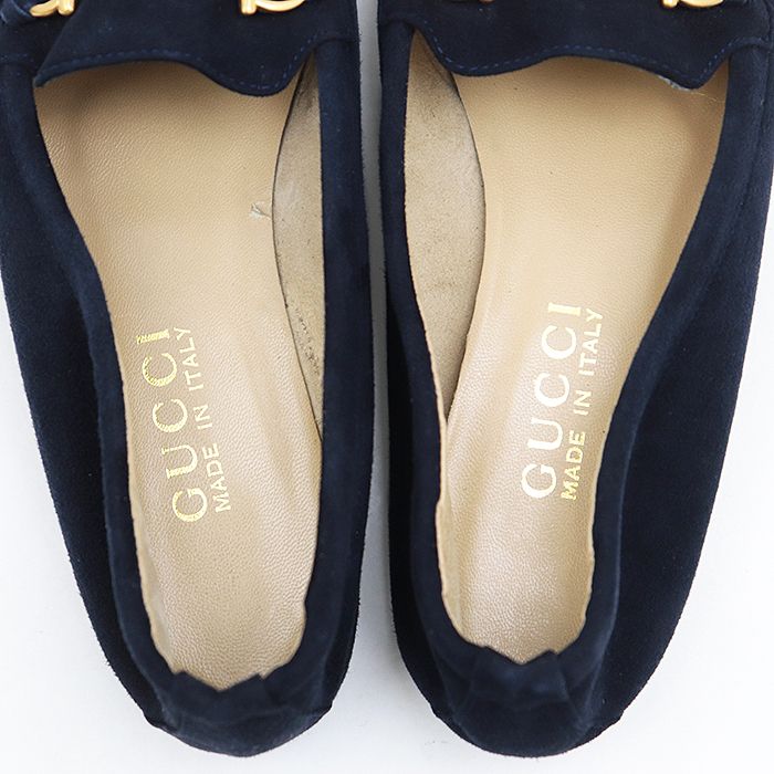 SALE【美品】GUCCI グッチ ビットローファー レザー スエード