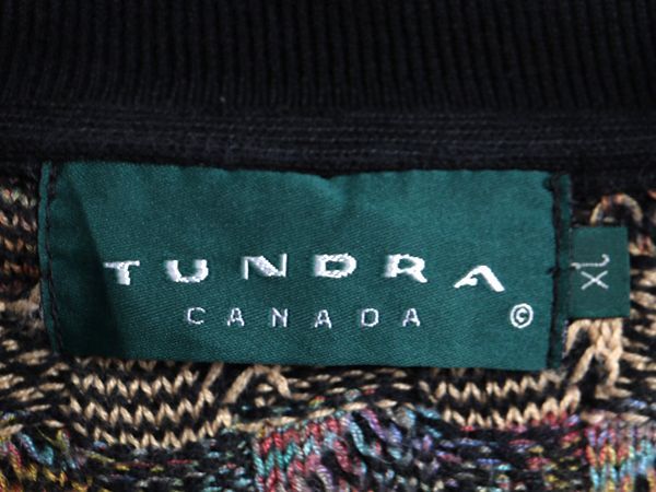 お得なクーポン配布中!】 90s カナダ製 TUNDRA 3D 立体編み ニット