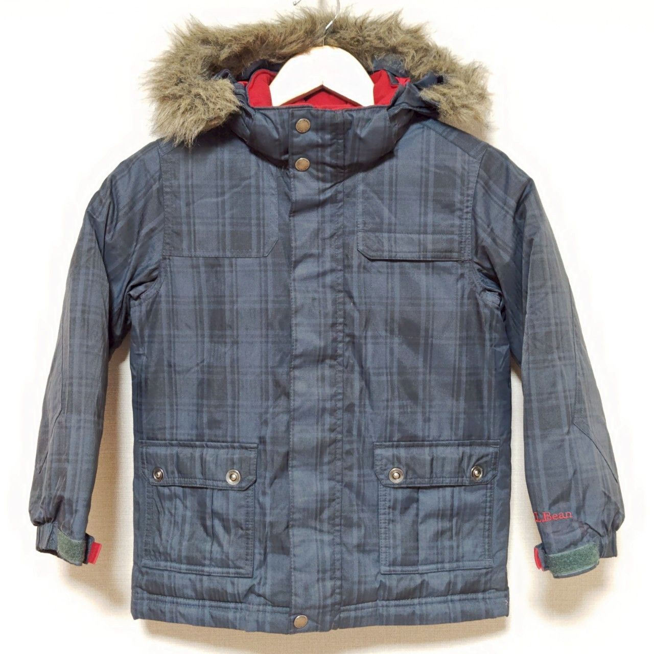 オシャレなチェック柄◎【L.L.BEAN】 エルエルビーン スキー