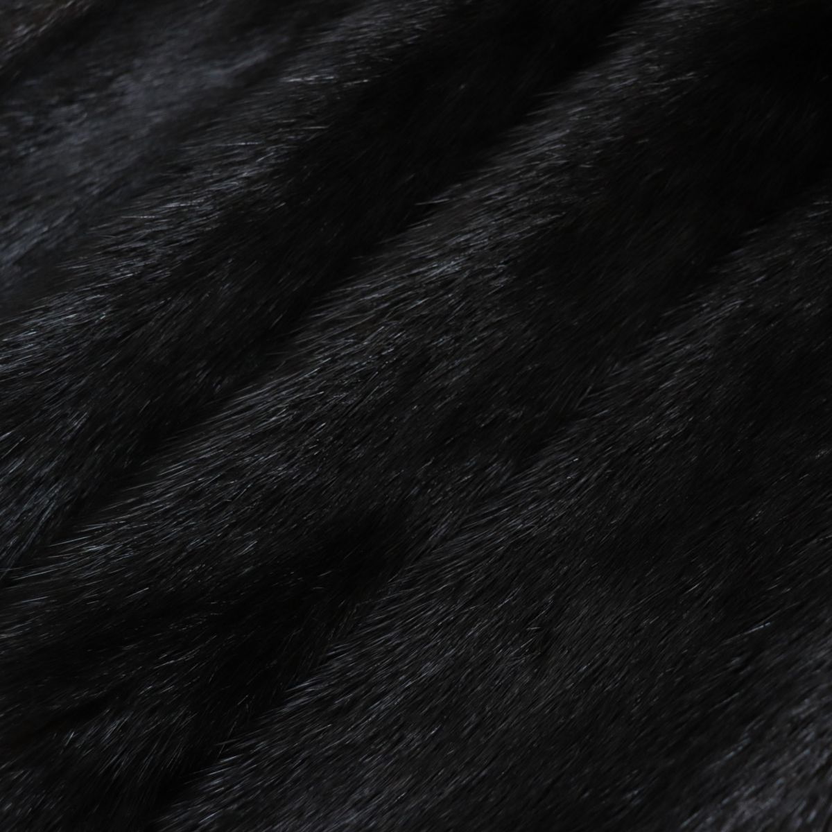 極美品▼PARION　パリオン　MINK　ミンク　裏地ロゴ柄　本毛皮コート　ブラック　毛質艶やか・柔らか◎