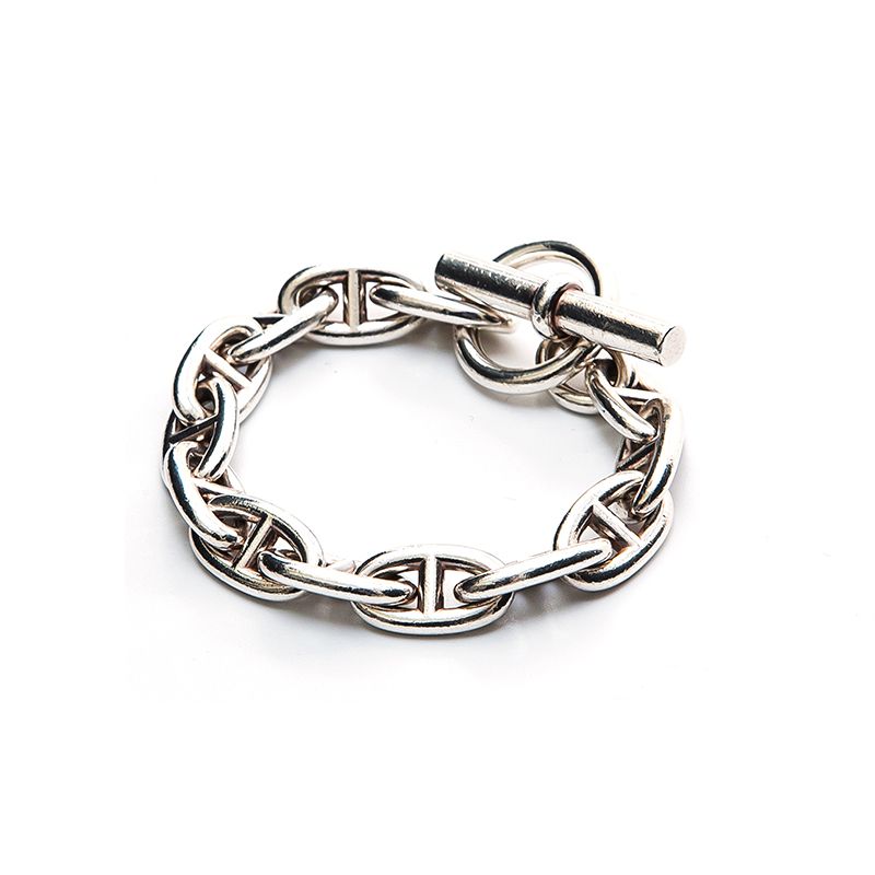 HERMES エルメス ブレスレット シェーヌ ダンクル GM13コマ AG925