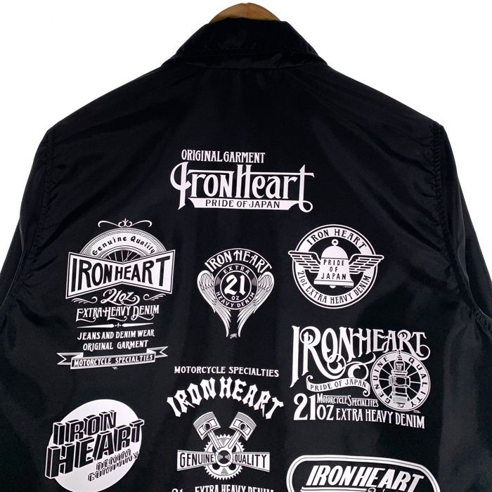IRON HEART コーチジャケット X-Small ブラック 楽天市場】IRON HEART アイアンハート コーデュラ ナイロン