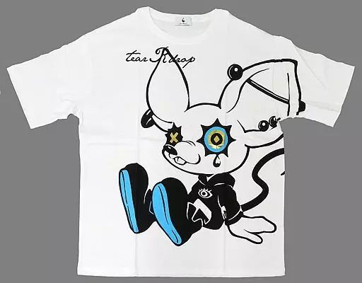 中古】衣類 木村良平 tear R drop×LAM “TEAR RAT” BIG TEE(Tシャツ