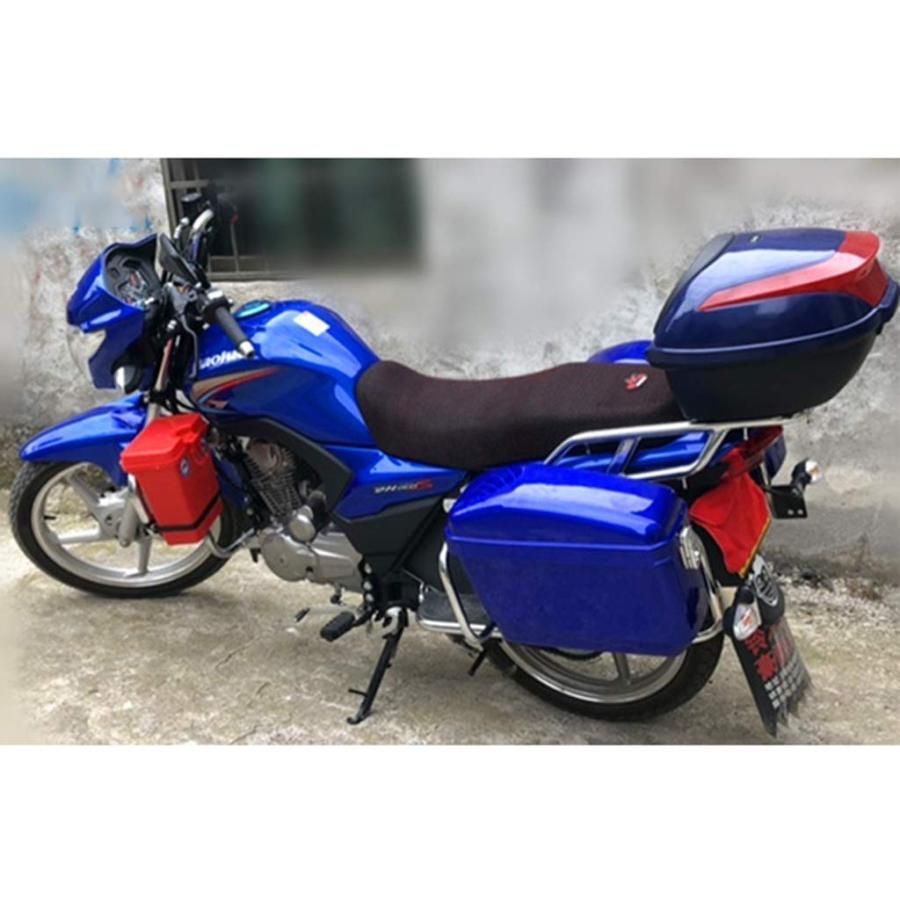 送料無料 ユニバーサルバイクサイドボックス 工具収納コンパートメントの荷物 ABS素材 メッキブラケットで簡単に取り付け FFCRYSTALESIA_COM