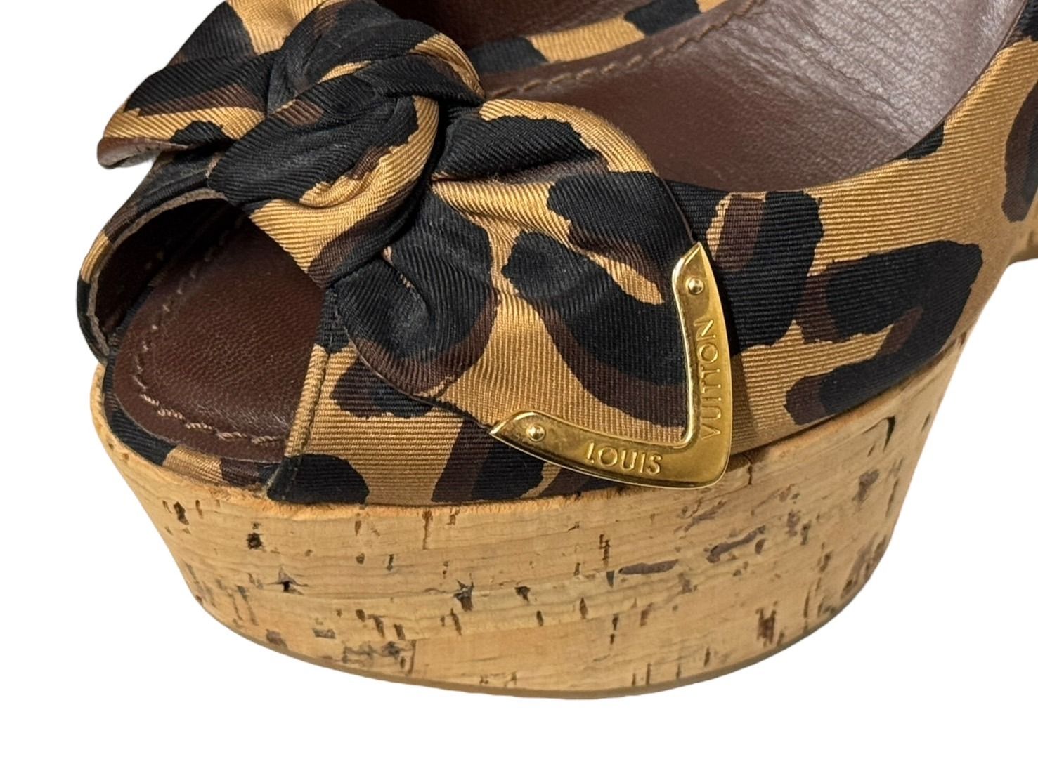 レオパード柄 サンダル