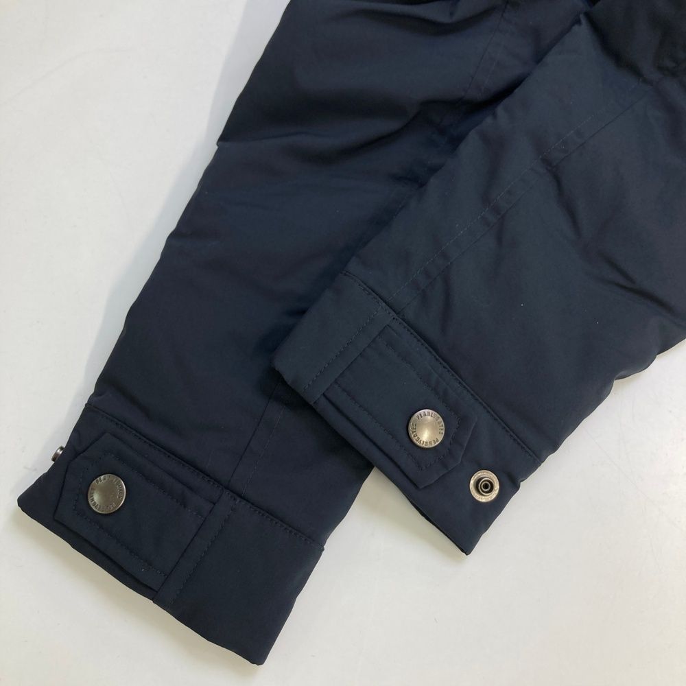 代引可。 サイズ 0 PEARLY GATES パーリーゲイツ 2WAY フード付 中綿 ジップジャケット ネイビー系 240101462311 ゴルフウェア レディース ストスト 残り1点