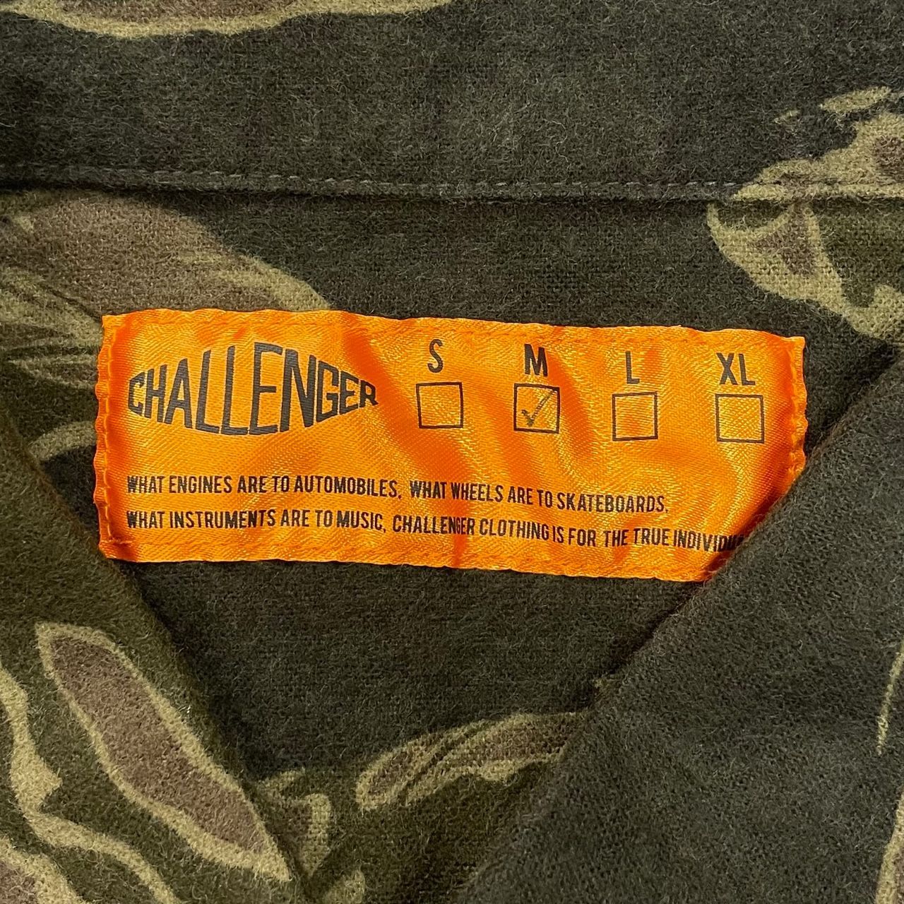 新品 定価29700円 CHALLENGER 22AW CAMOUFLAGE FLANNEL SHIRT 迷彩