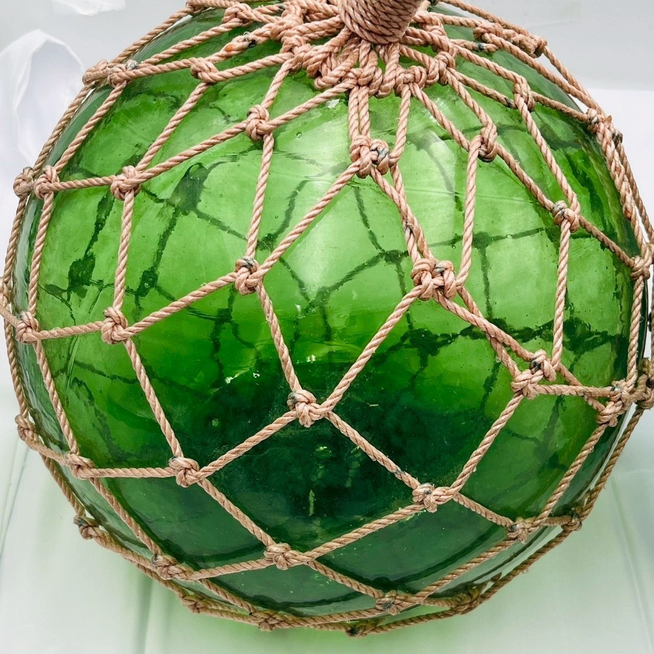 ガラス製浮き玉2個セット 漁具 ガラス製浮き玉2個セット 漁具